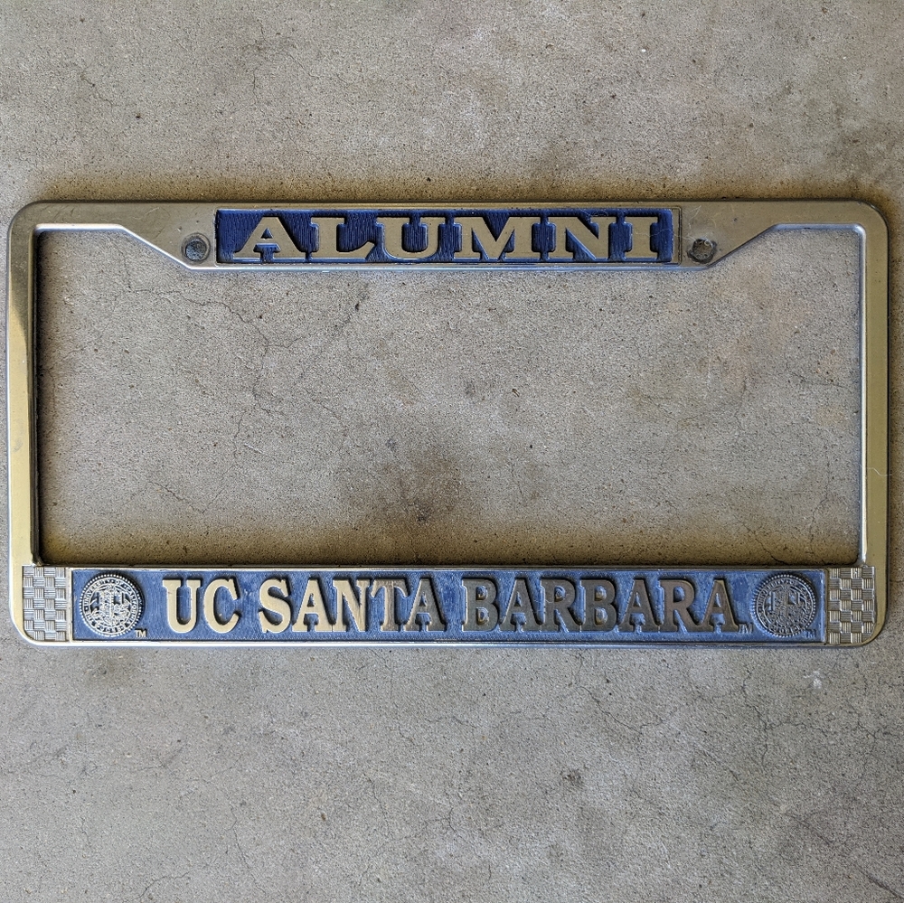 UC Santa Barbara UCSB Alumni License Plate Frame